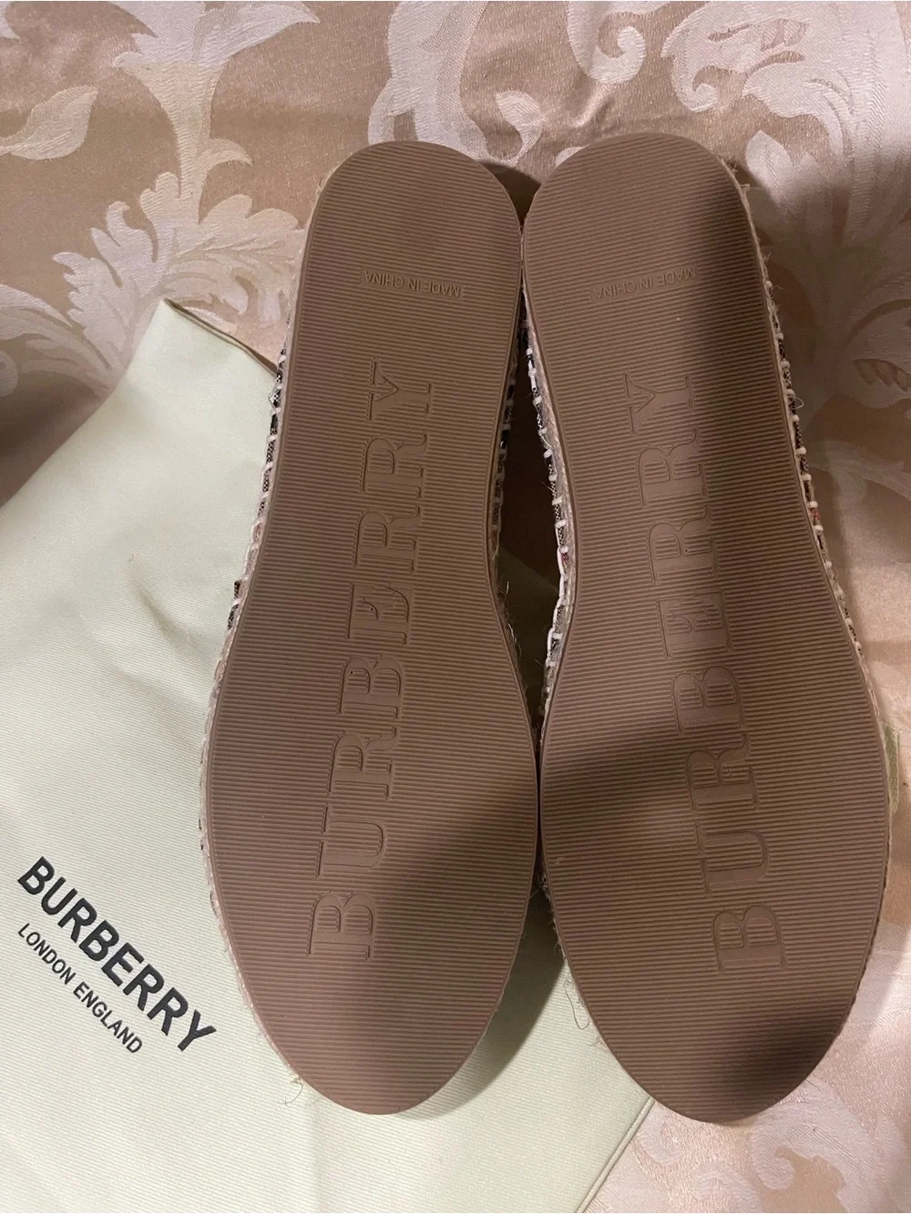 Burberry Classic Check Espadrilles
